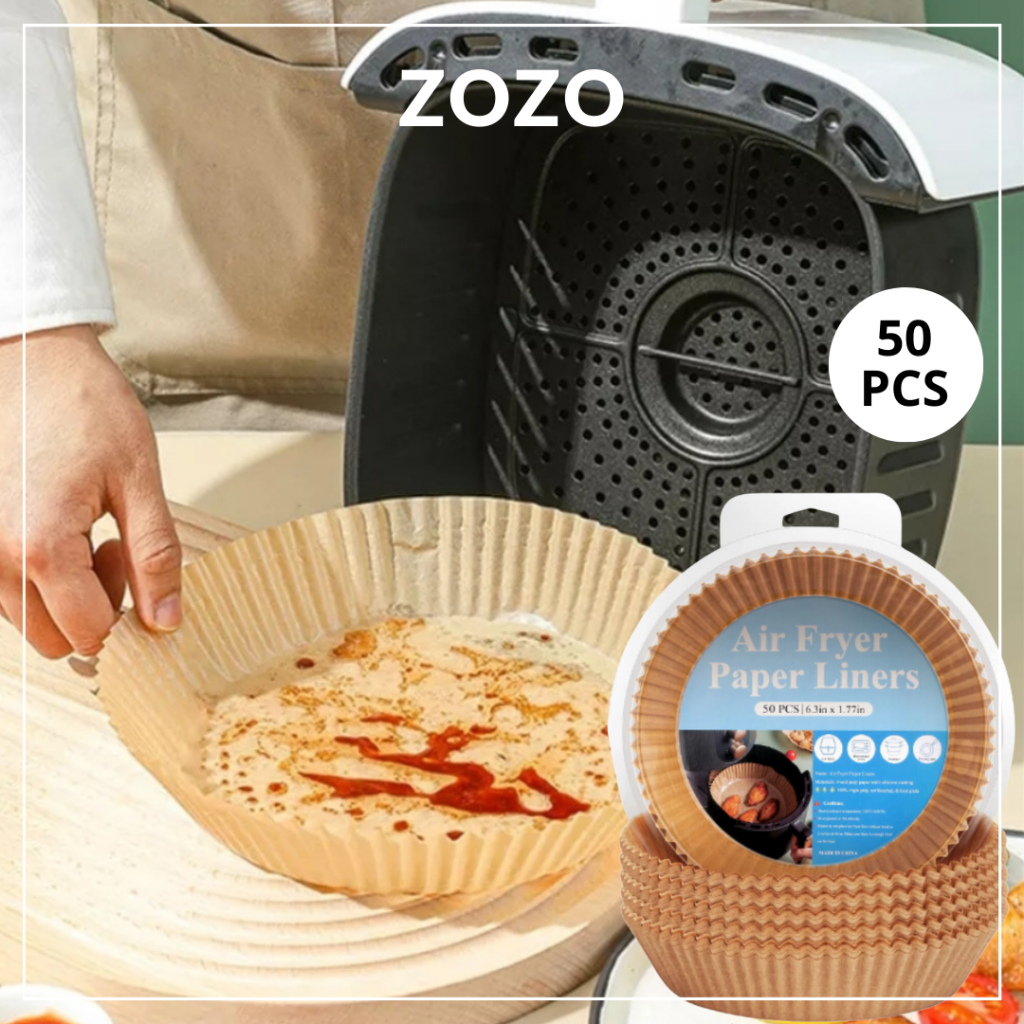 Jual Zozo Air Fryer Paper Kertas Alas Microwave Oven Panggang Bbq Non