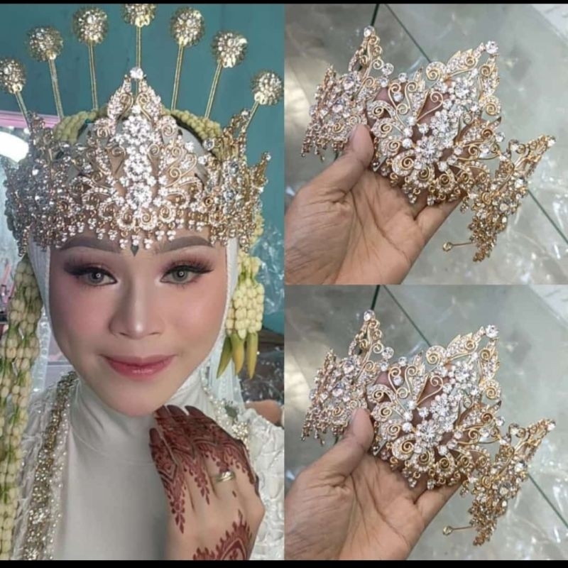 Jual [MK89] Mahkota Adat Pengantin Siger Sunda Jawa Impor | Shopee ...