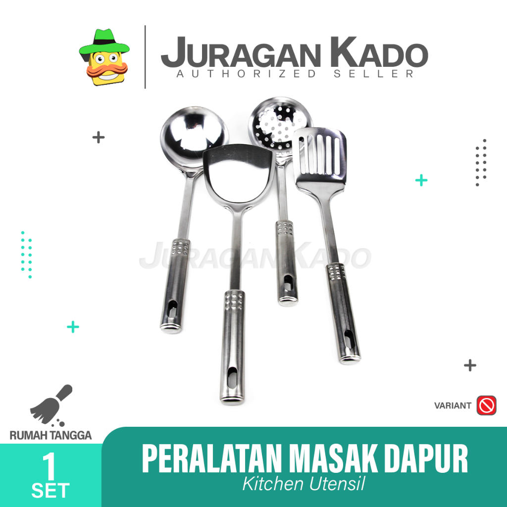 Jual Spatula Stainless Set In Alat Masak Dapur Sepatula Set Kitchen