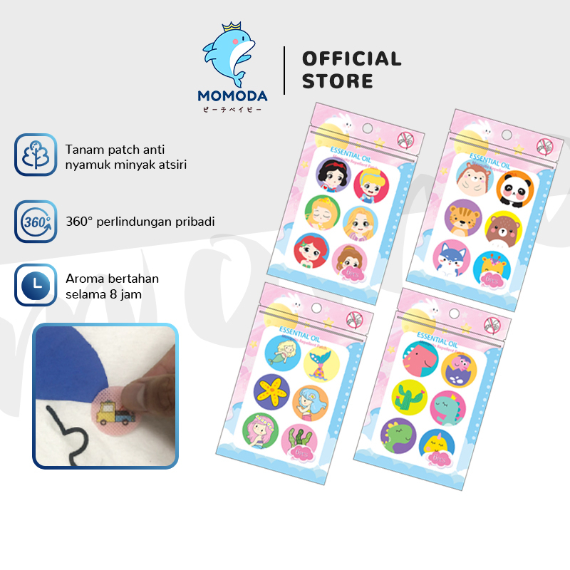Jual MOMODA Stiker Anti Nyamuk Patch Wangi Minyak Telon Aman Untuk Anak