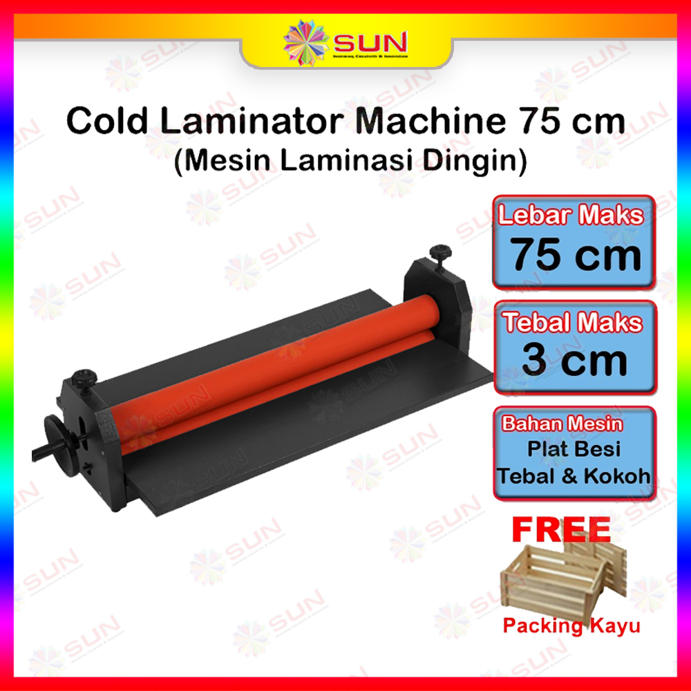 Jual Alat Mesin Laminating Laminasi Dingin Cold Laminator 750 650 Mm