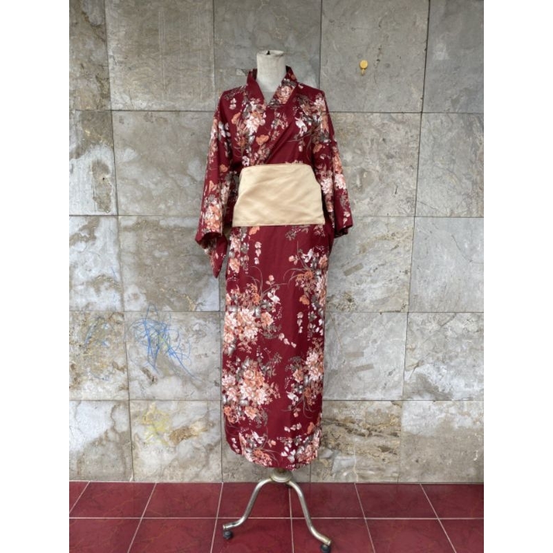 Jual Yukata Kimono Baju Adat Tradisional Jepang Samurai Ykjul 00742 ...