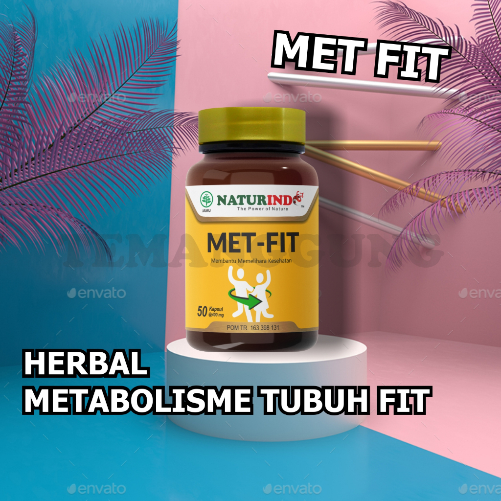 Jual Metfit obat metabolisme herbal daya tahan tubuh Naturindo | Shopee ...
