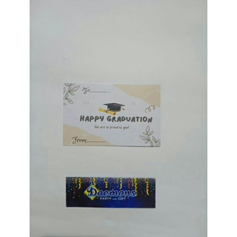 Jual KARTU UCAPAN HAPPY GRADUATION/KARTU UCAPAN GRADUATION/KARTU UCAPAN ...