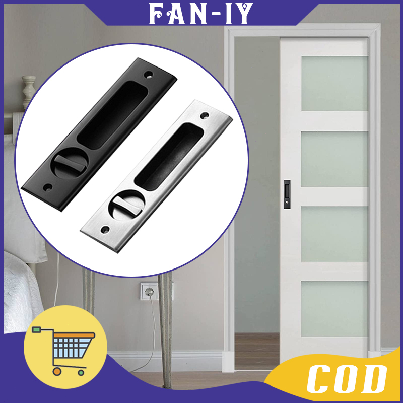 Jual Anti Karat Paduan Seng Handle Kunci Pintu Set Tertanam Tak