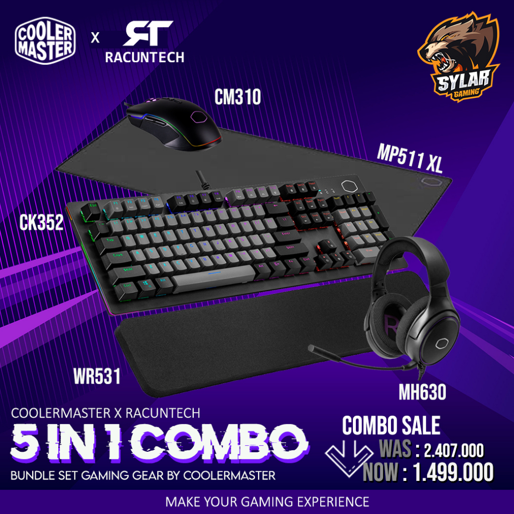 Jual Cooler Master x Racuntech 5 in 1 Combo | Shopee Indonesia
