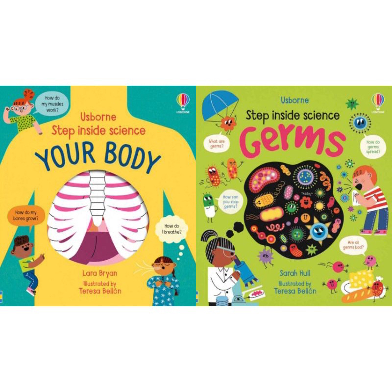 Jual Usborne Step Inside Series Germs Step Inside Your Body Buku Import ...