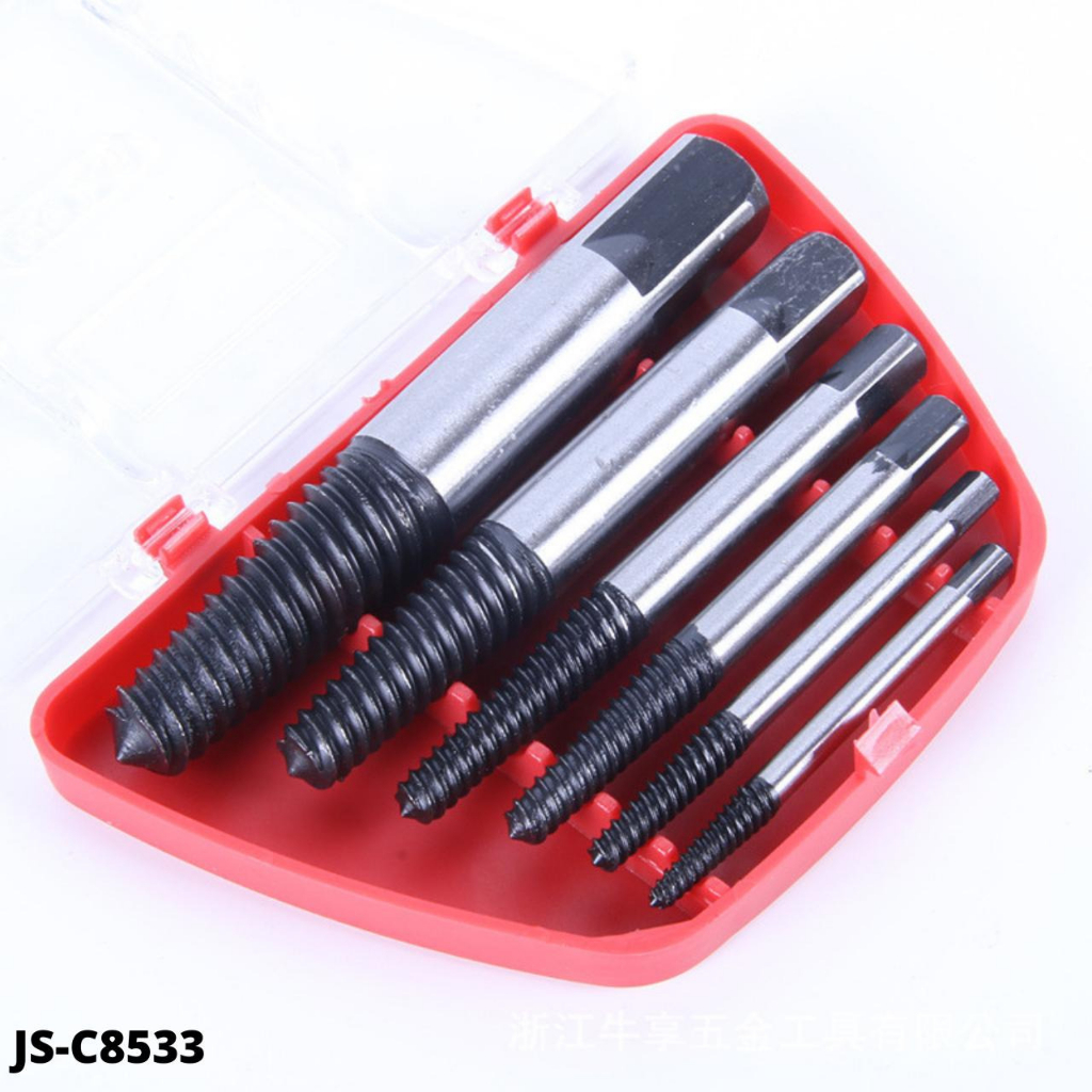 Jual 6 PCS/SET SCREW EXTRACTOR SET / ALAT PEMBUKA BAUT RUSAK/ PATAH ...