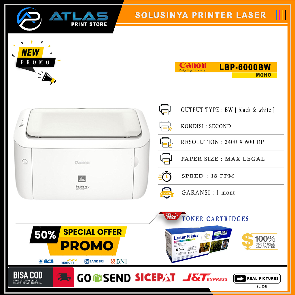 Jual Printer Canon Lbp 6000 BW Printer Lbp 6000 BW | Shopee Indonesia