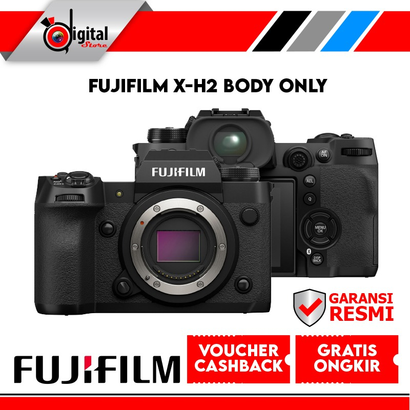 Jual Fujifilm X-H2 Body Only - Fuji XH2 Mirrorless Camera - XH-2 Body ...