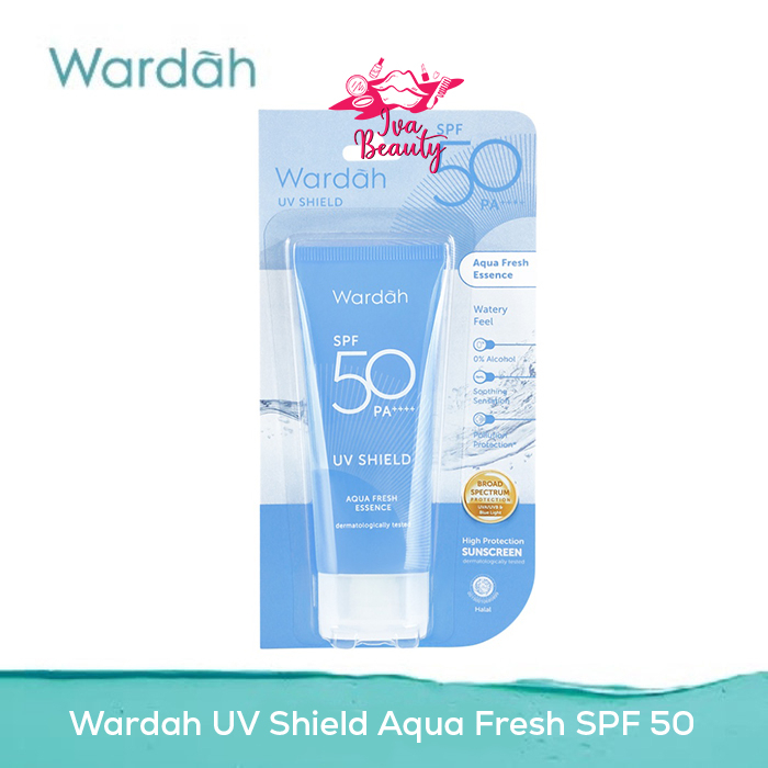 Jual Iva Beauty Wardah UV Shield Aqua Fresh Essence SPF 50 sunscreen ...