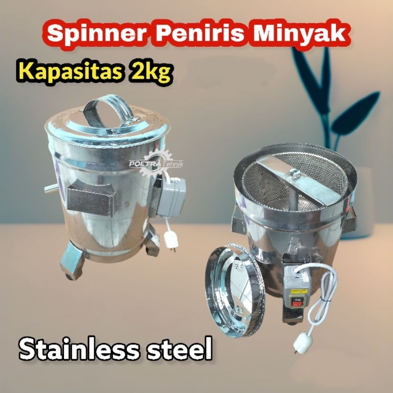 Jual Mesin Peniris Minyak 2 Kg - Mesin Spinner Tiris Pengering Minyak 4 ...