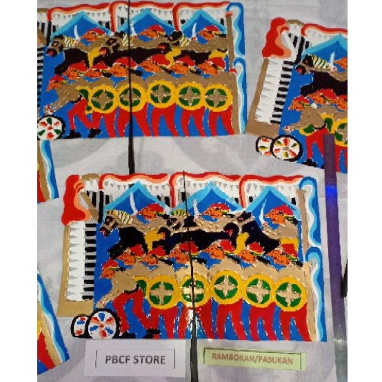 Jual Wayang Rampogan AMPYAK Pasukan Prajurit Ukuran +- 60cm | Shopee ...