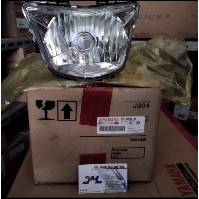 Jual HEADLIGHT UNIT ASSY 2PVH431000 REFLEKTOR LAMPU DEPAN MXKING MX KING V1 OLD PART ORIGINAL