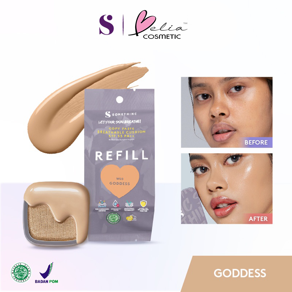 Jual BELIA SOMETHINC COPY PASTE Breathable Mesh Cushion SPF 33 PA ...