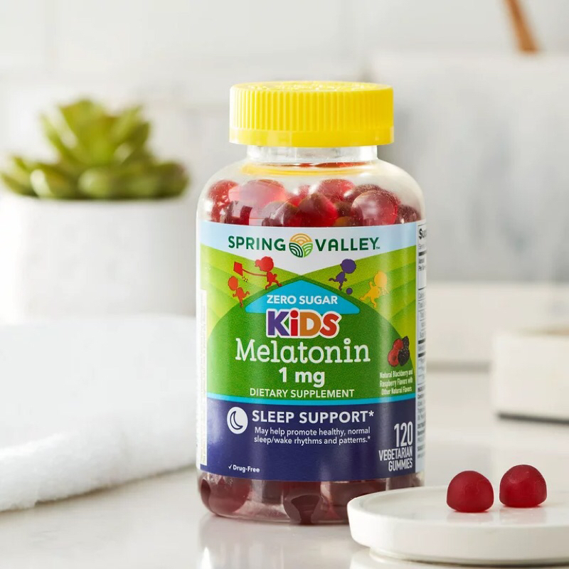 Jual Spring Valley USA Zero Sugar Kid Melatonin Gummies Dietary