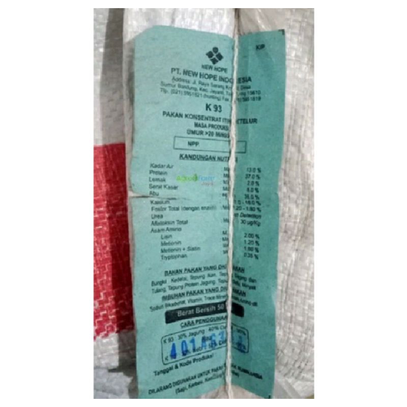 Jual Pakan K93 Konsentrat Itik Petelur Protein 38% 50 Kg | Shopee Indonesia