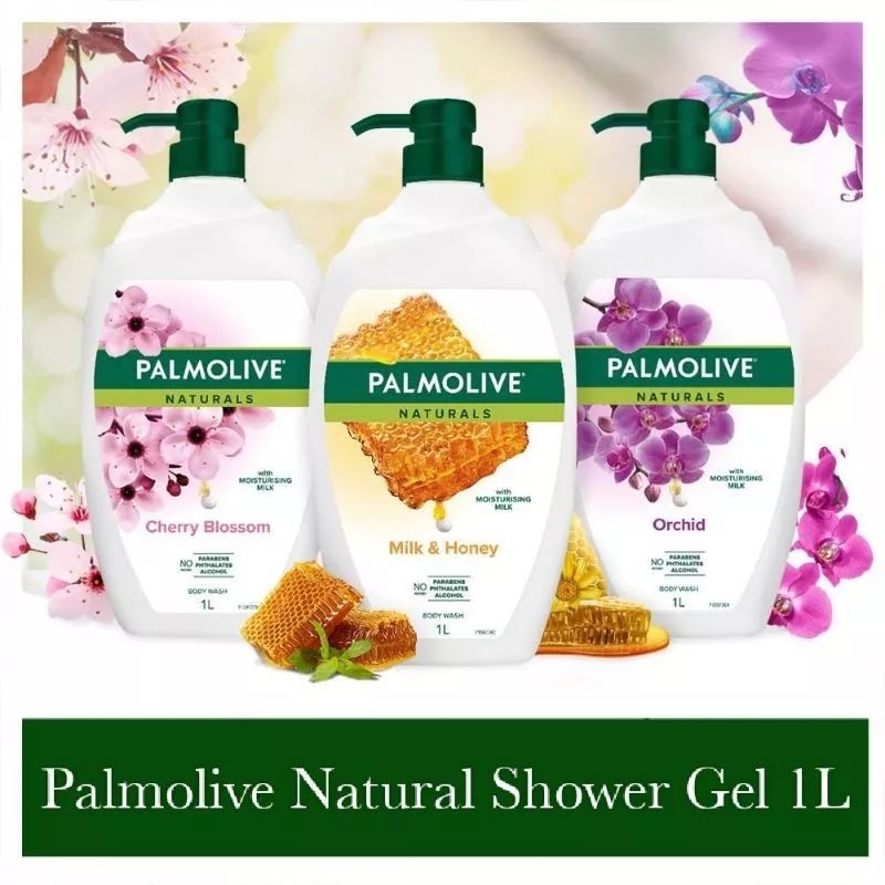 Jual Palmolive Naturals Shower Gel Orchid Cherry Blossom Milk Honey Liter Shopee Indonesia