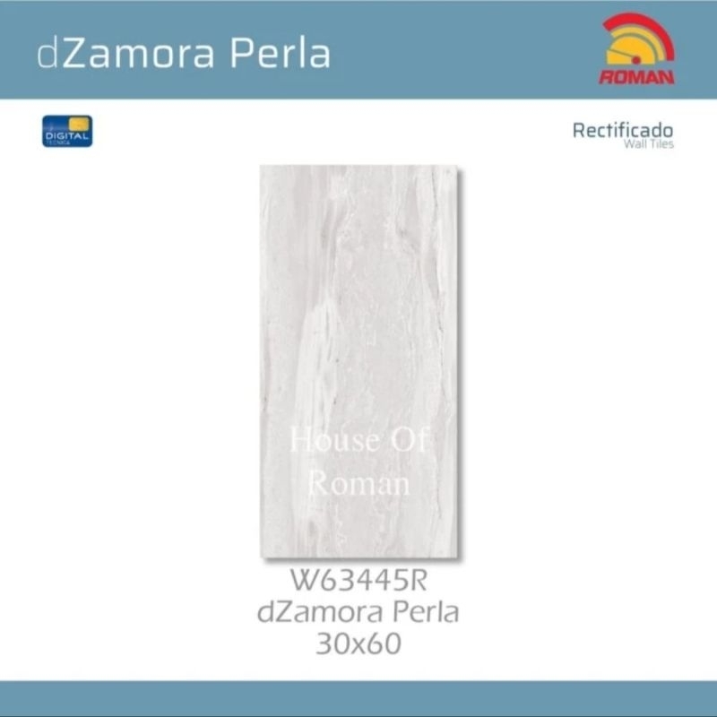 Jual Roman Keramik Glossy dZamora Series (Wall Tile) / Keramik Kilap