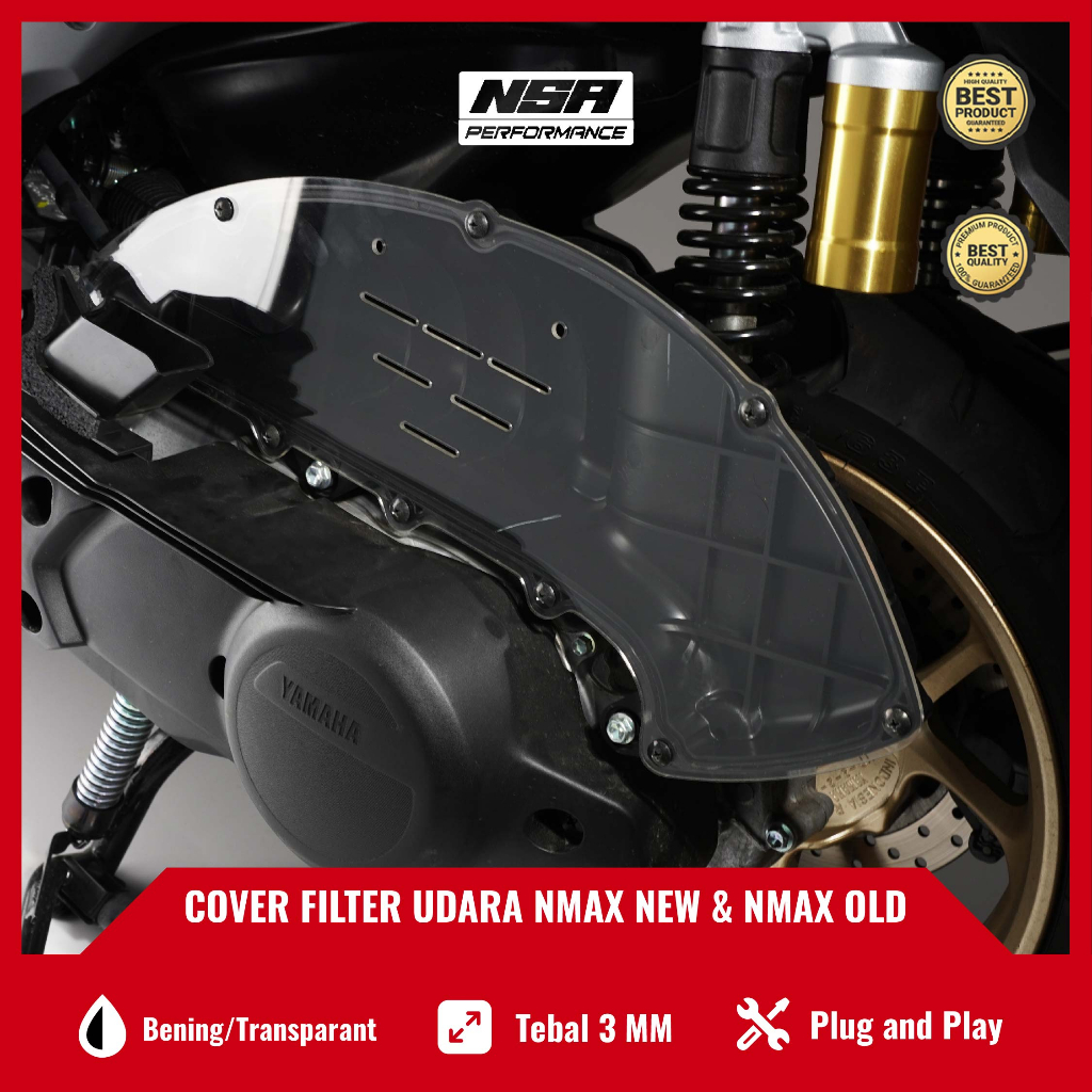 Jual Nsa Mika Filter Nmax New Aerox New Aerox Old Transparant Cover Filter Udara Transparan Nmax