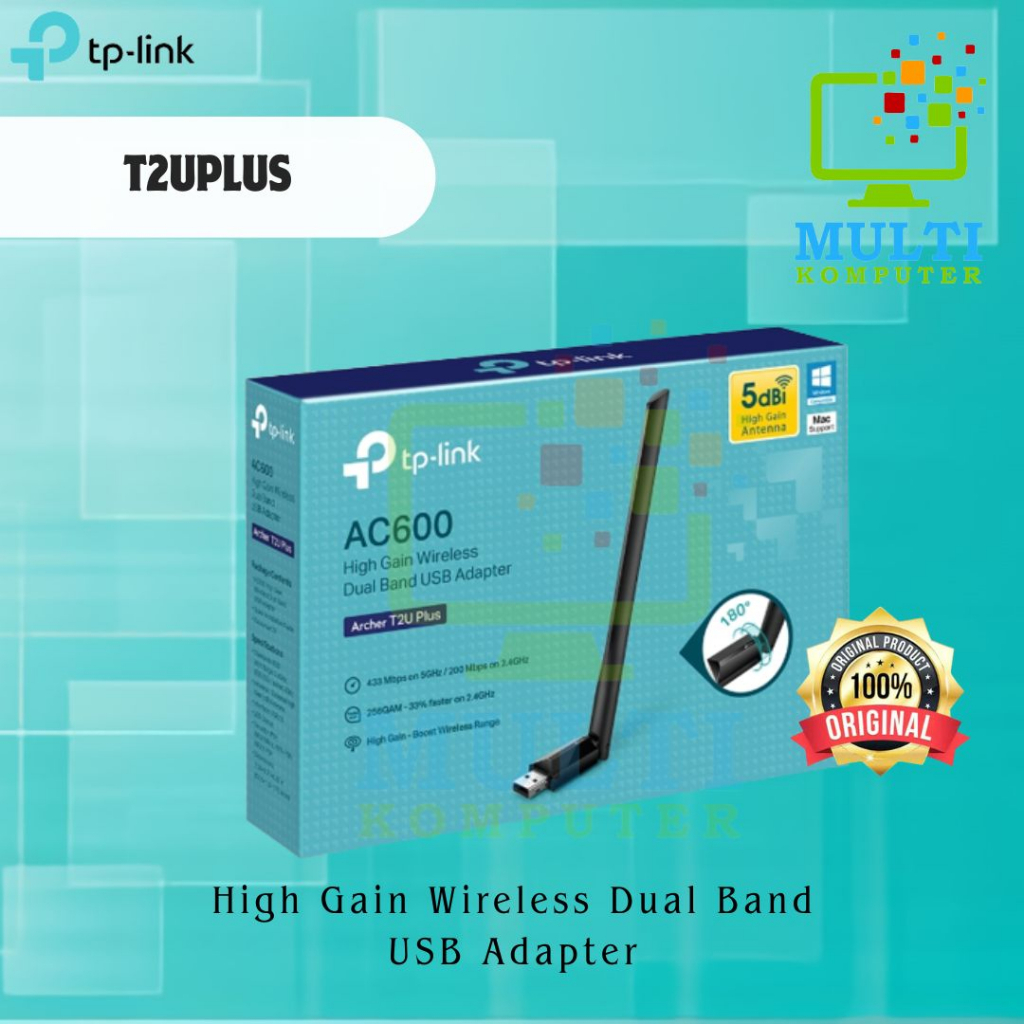 Jual Tp Link Ac High Gain Wireless Dualband Usb Adapter Archer T U