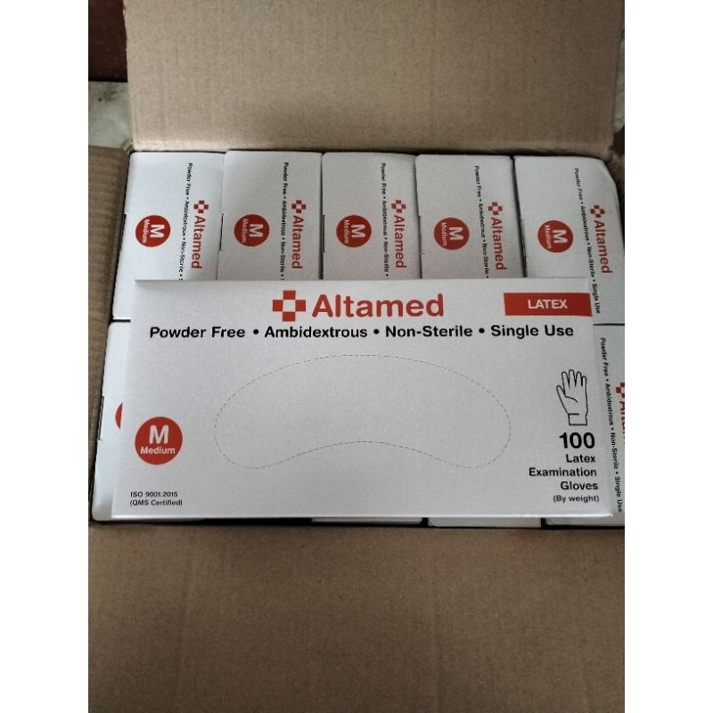 Jual sarung tangan latex free powder altamed | Shopee Indonesia