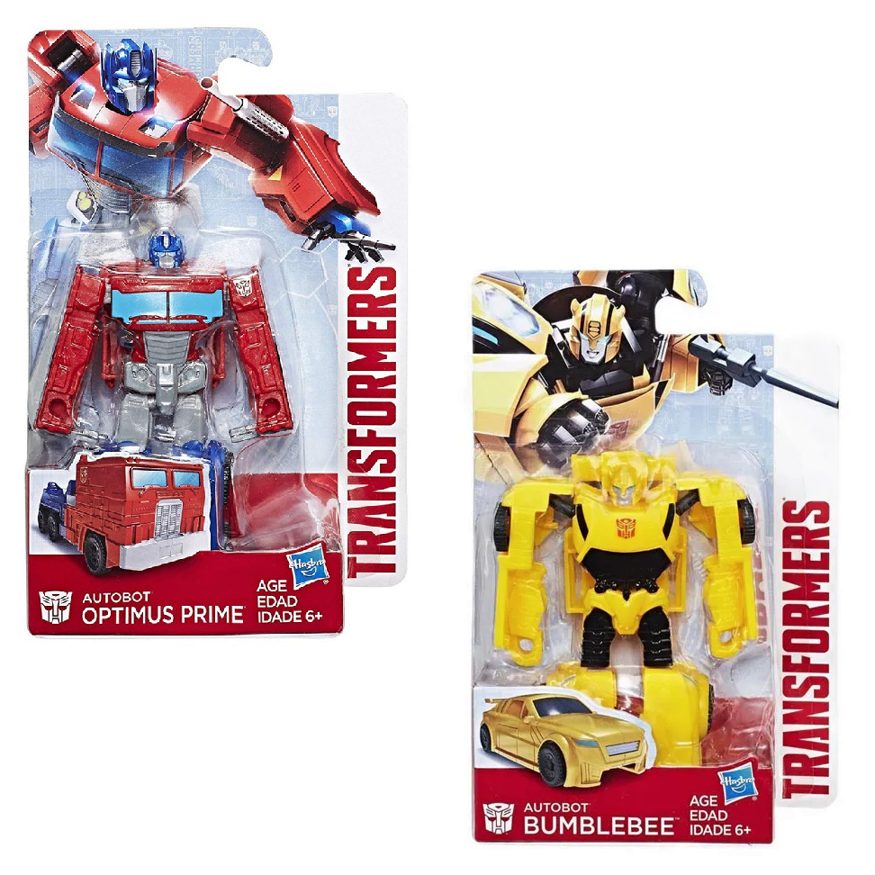 Transformers Authentics Autobot Optimus Prime Bumblebee Action Figure  Original Hasbro