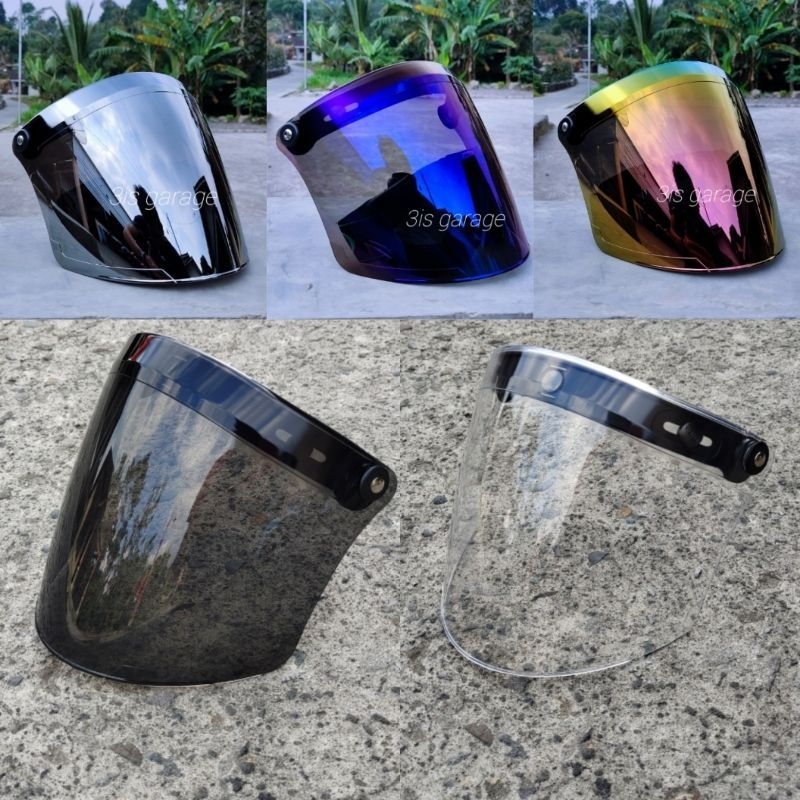 Jual KACA VISOR HELM BOGO FLAT DATAR INJAK VENOM Shopee Indonesia