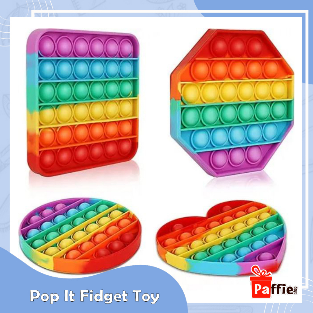 Jual Pop it fidget toy / mainan penghilang stress / mainan anak ...