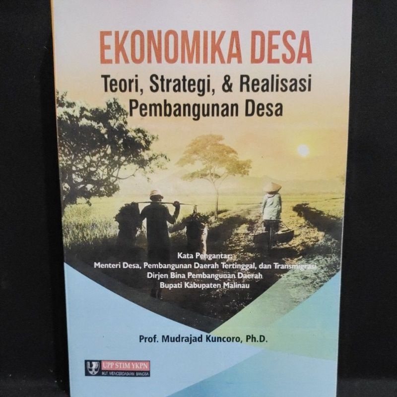 Jual Ekonomika Desa Teori Strategi And Realisasi Pembangunan Desa Mudrajad Kuncoro Shopee 8537