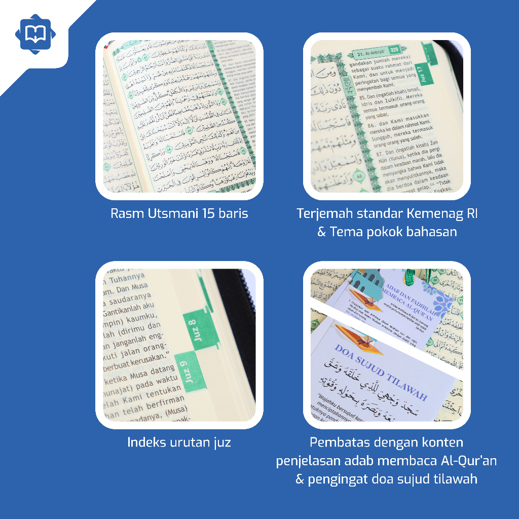 Jual Bundling Quran Al Halim Terjemah Kalp Ukuran A5 Paket Bundling ...