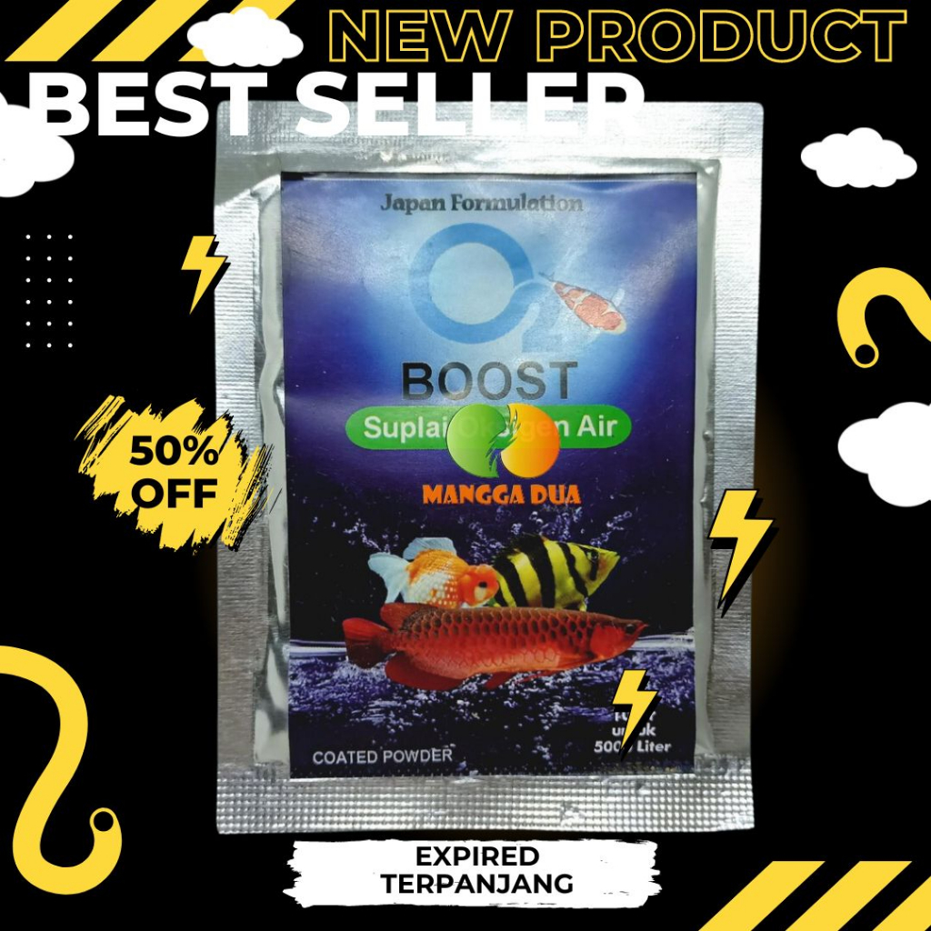 Jual O2 BOOST 10 Gram Original PERAWATAN BISA UNTUK 5000 LITER AIR ...