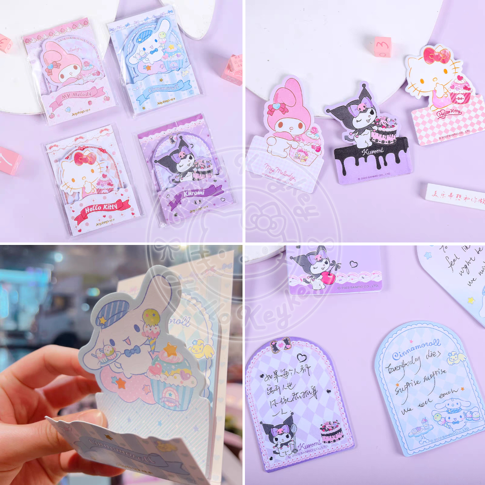 Jual sticky notes hello kitty melody kuromi cinnamoroll original sanrio ...