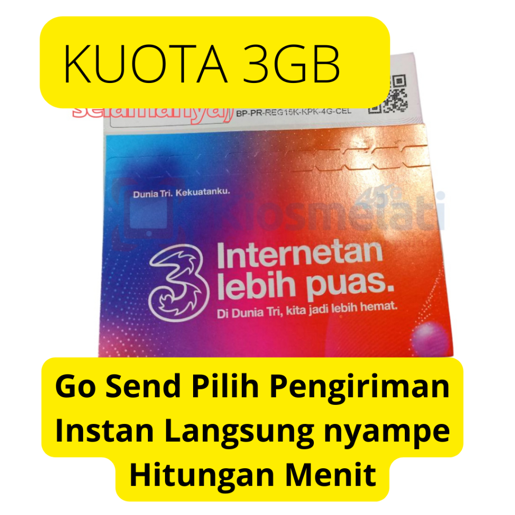 Jual Kartu Perdana Tri Belum regis-Kartu internet tri | Shopee Indonesia