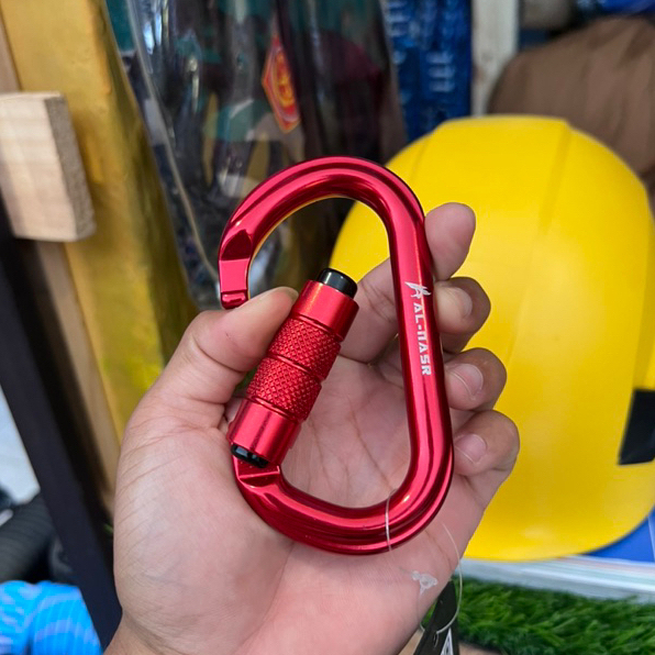 Jual carabinner al-nasr pengait cantolan safety rope acces hook safety ...