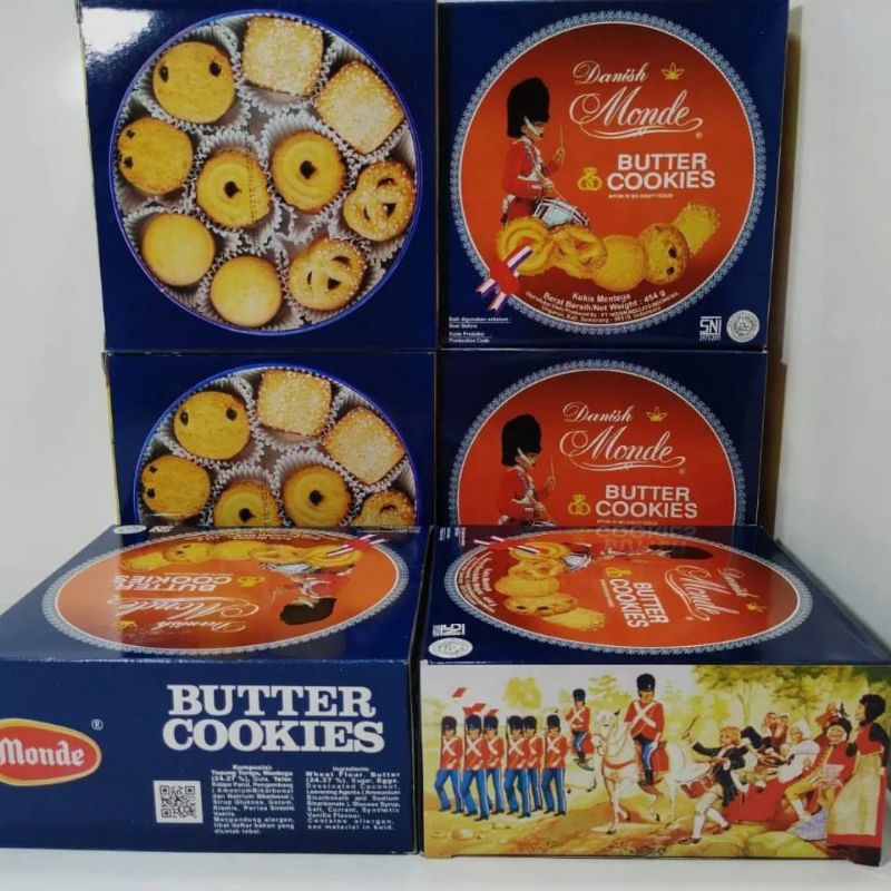 Jual MONDE BUTTER COOKIES 908g Biskuit Kaleng Lebaran Shopee Indonesia