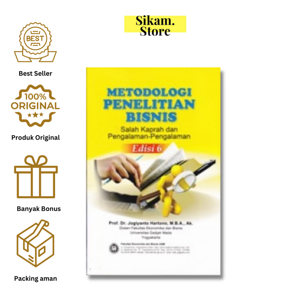 Jual Metodologi Penelitian Bisnis Edisi 6 - Jogiyanto Hartono | Shopee ...