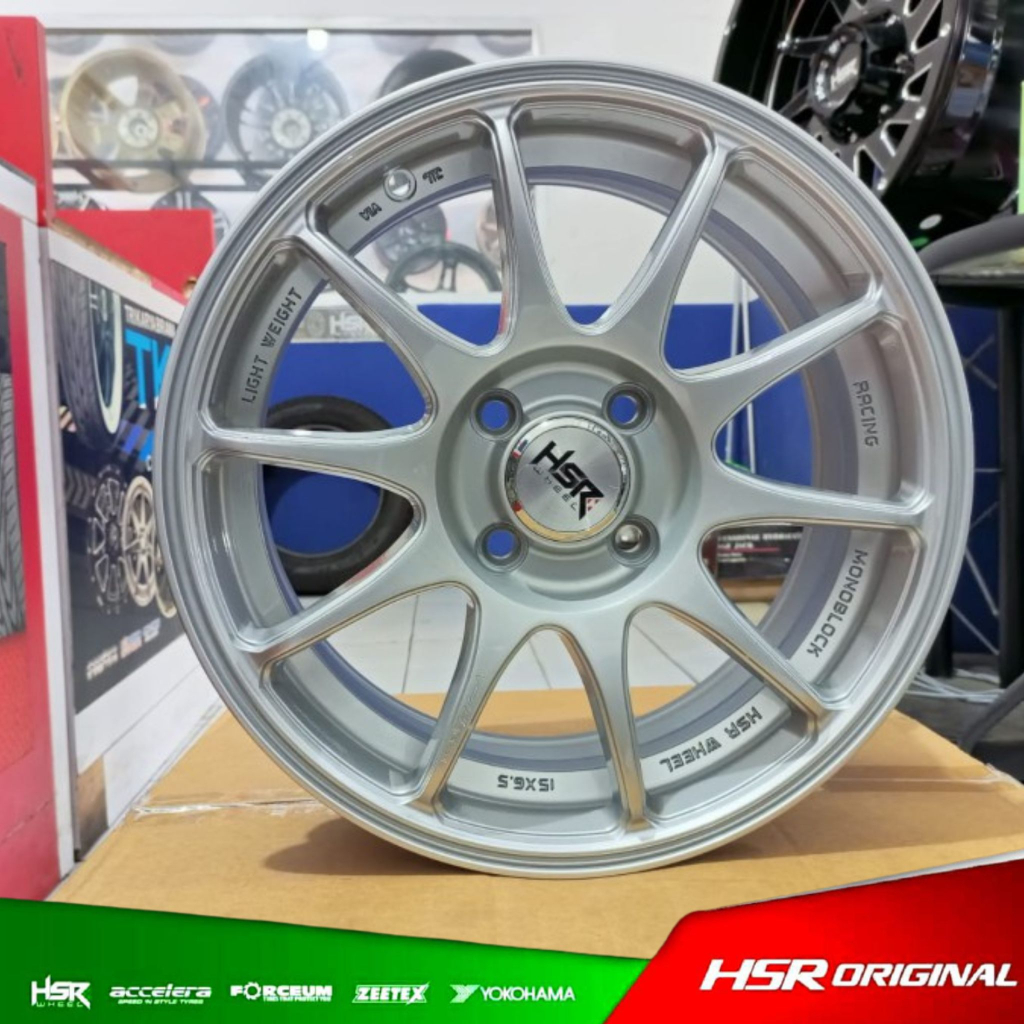 Jual Velg Mobil R15 HSR Original INDY Pelek Ring 15 Lebar 6,5 Rata ...