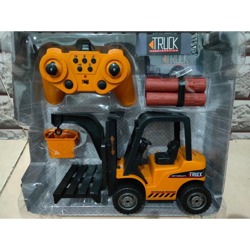 Jual Mainan RC Remote Control Alat Berat Forklift 4WD 11 Chanel 2,4GhZ ...