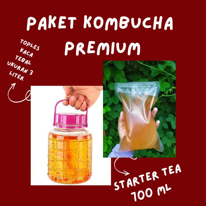 Jual Paket Kombucha Toples Scoby 3 Liter Shopee Indonesia