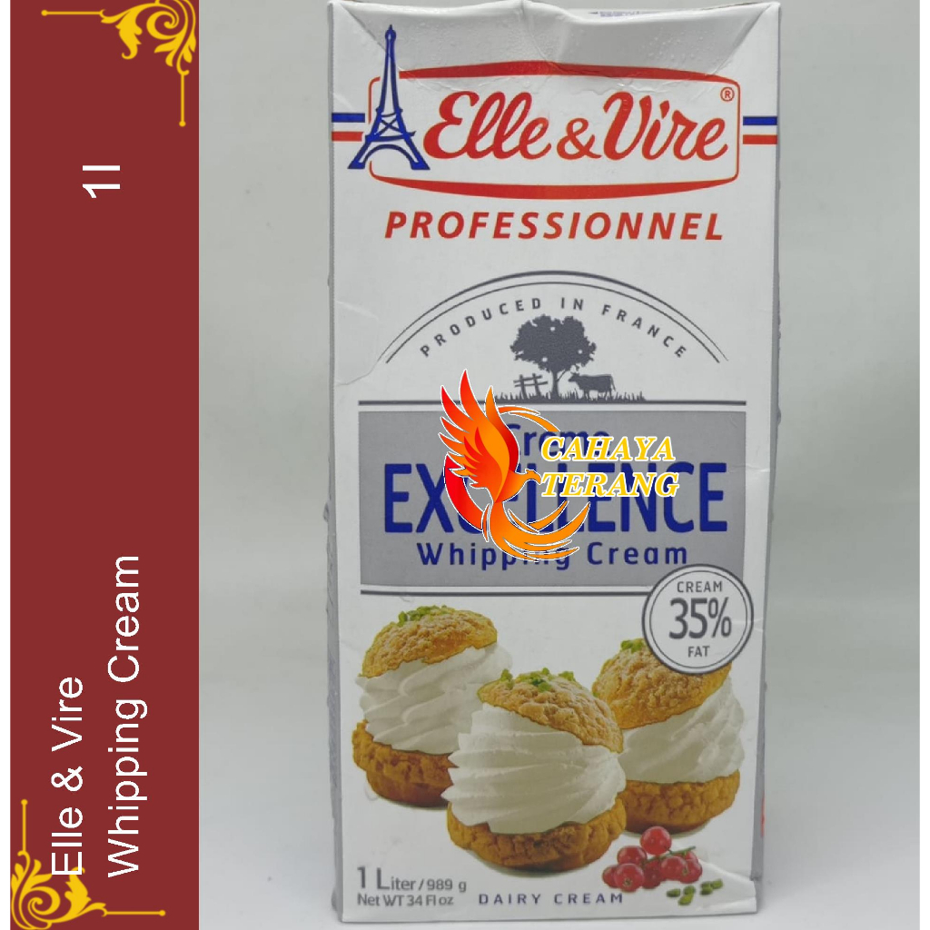 Jual Elle & Vire Whipping Cream 1 Litre Whipped Cream Elle Vire Whip Cream 1 L Shopee Indonesia