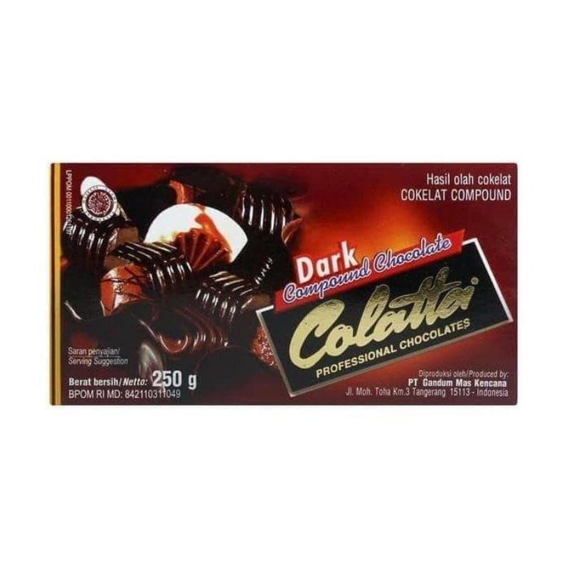 Jual Colatta Dark Compound 250gram | Shopee Indonesia