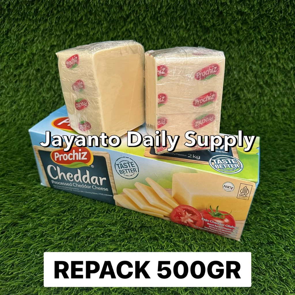 Jual Prochiz Premium 500gr Repack Keju Cheddar Olahan Cheddar Cheese 100 Halal Shopee 4404