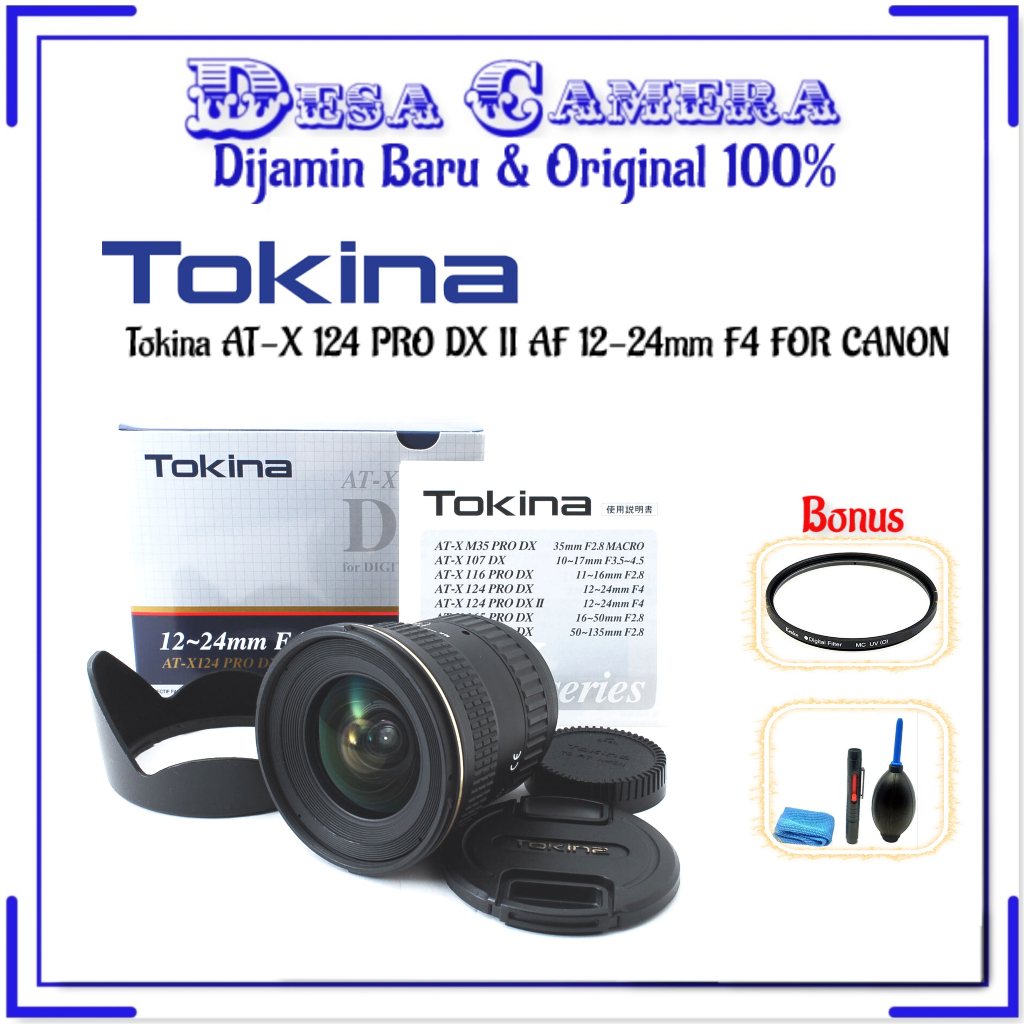 Jual Tokina AT-X 124 PRO DX II AF 12-24mm F4 FOR CANON | Shopee
