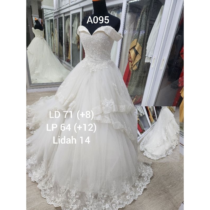 Jual GAUN PENGANTIN / WEDDING GOWN PRELOVED /GAUN PESTA/BRIDE ...