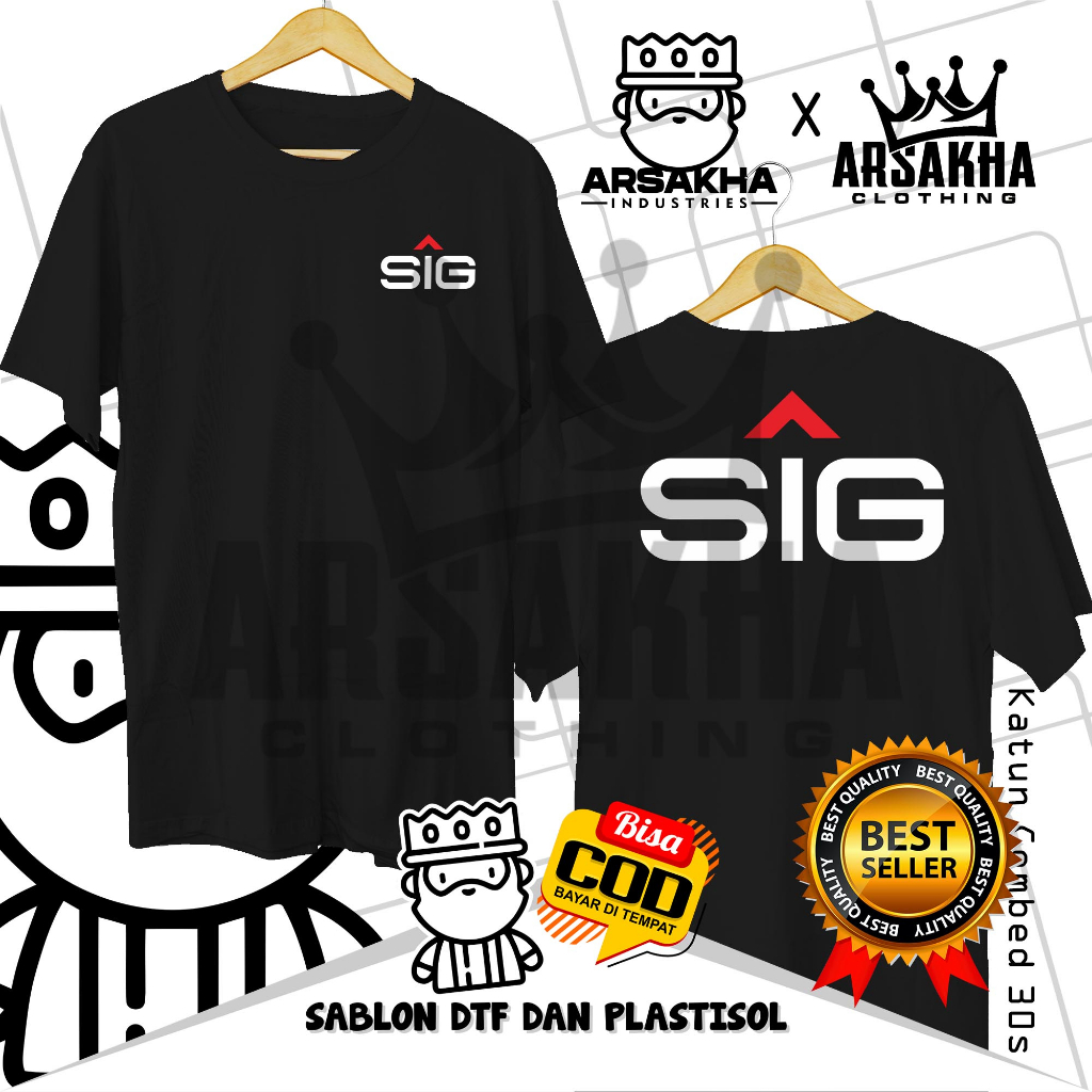 Jual Kaos Pria Dewasa Sig Semen Indonesia Logo Terbaru V2 Distro Cotton Combed 30s Arsakha 3277