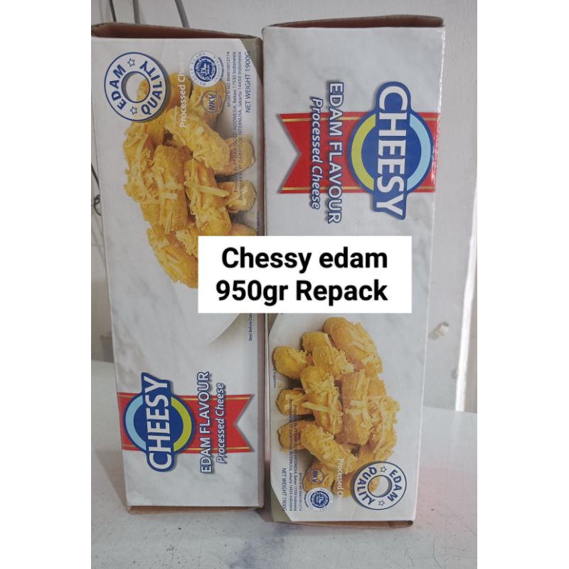 Jual Keju Merk Chessy edam 950gr ( repack) | Shopee Indonesia