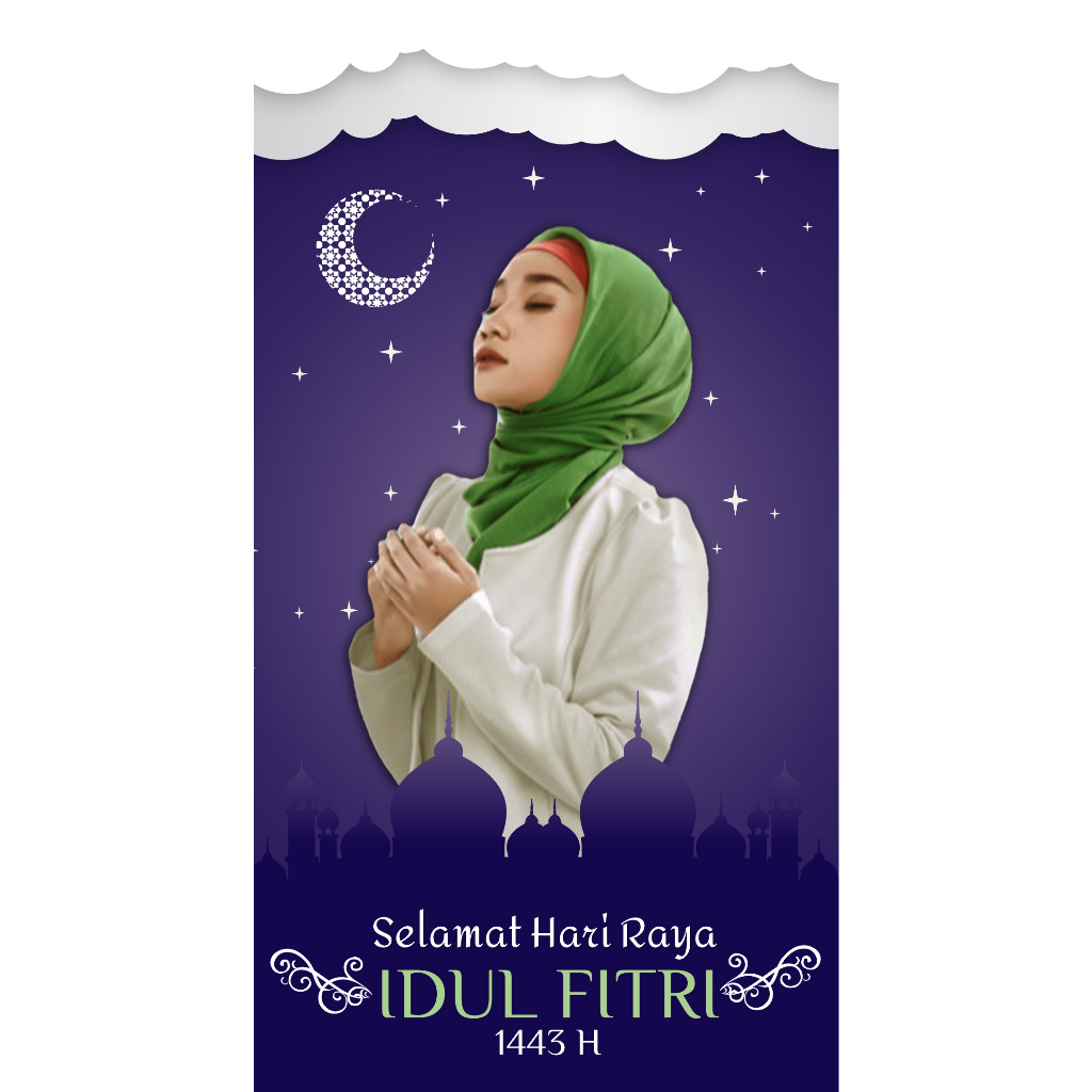 Jual Ucapan Idul Fitri Versi Potrait Video Ucapan Selamat Idul Fitri