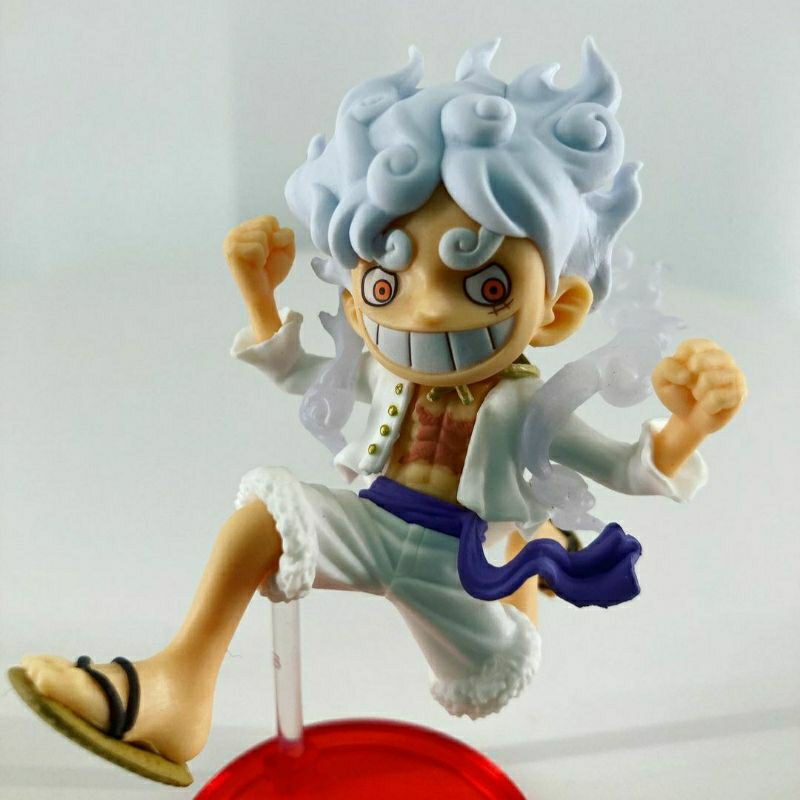 Jual Mini Figure Luffy Gear 5 God Nika One Piece Wcf Weekly Shonen ...
