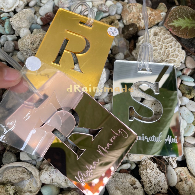 Jual BAG TAG CUSTOM AKRILIK / BAGTAG TAS KOPER / LUGGAGE TAG | Shopee ...
